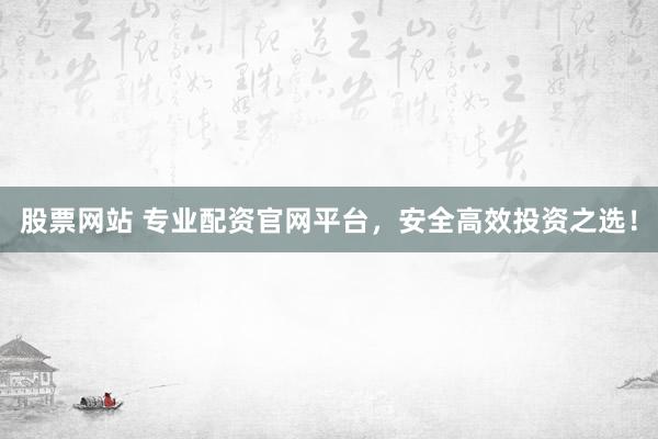 股票网站 专业配资官网平台，安全高效投资之选！