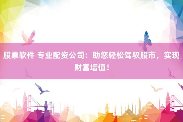 股票软件 专业配资公司：助您轻松驾驭股市，实现财富增值！
