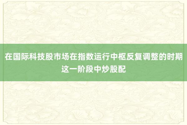 在国际科技股市场在指数运行中枢反复调整的时期这一阶段中炒股配