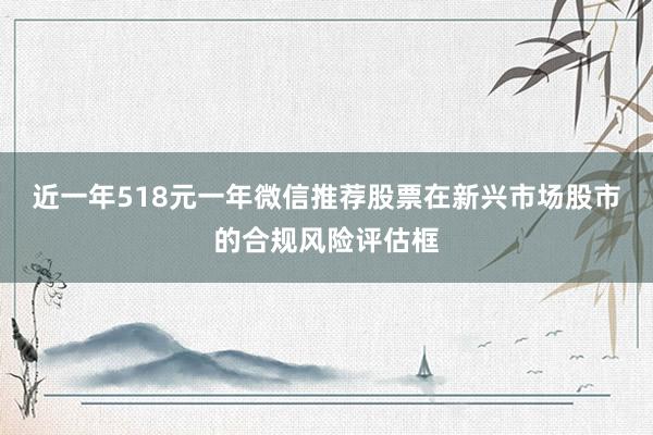 近一年518元一年微信推荐股票在新兴市场股市的合规风险评估框