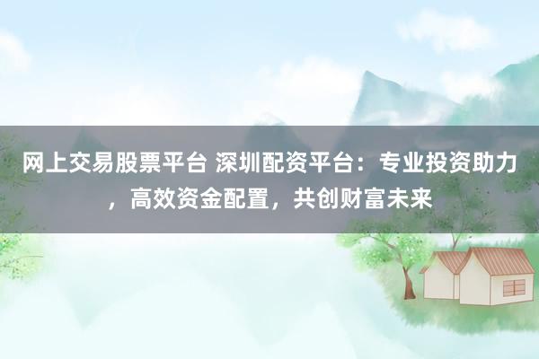 网上交易股票平台 深圳配资平台:专业投资助力,高效资金配置,共创财富未来