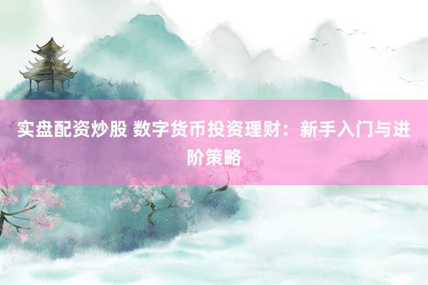 实盘配资炒股 数字货币投资理财：新手入门与进阶策略